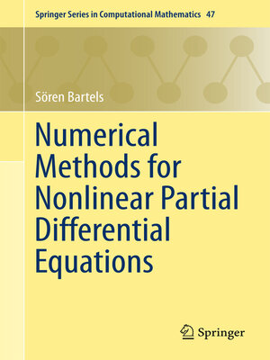 cover image of Numerical Methods for Nonlinear Partial Differential Equations